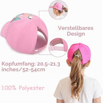 Dětská čepice, Dívčí čepice, Klobouky, Nastavitelná kšiltovka Snapback, Duhová baseballová čepice,