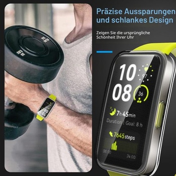Ivoler 3dielne priehľadné silikónové puzdro pre Huawei Band 10 / Huawei Band 9 / Huawei Band 8