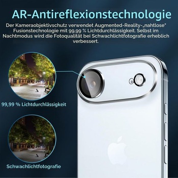 Ochranná fólia na fotoaparát Ivoler pre iPhone Air/iPhone 17 Air (4 ks), HD číra fólia na objektív,