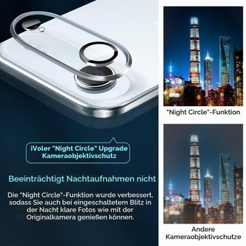 Ochranná fólia na fotoaparát Ivoler pre iPhone Air/iPhone 17 Air (4 ks), HD číra fólia na objektív,