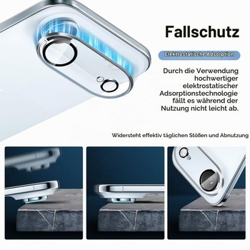 Ochranná fólie na fotoaparát Ivoler pro iPhone Air/iPhone 17 Air (4 ks), HD čirá fólie na objektiv,