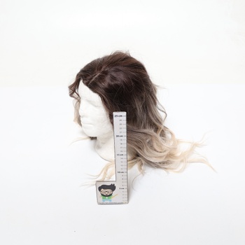 Esmee Dlhé kučeravé Ombre Hnedé až Blond parochne pre ženy Ombre parochňa odolná voči teplu zo