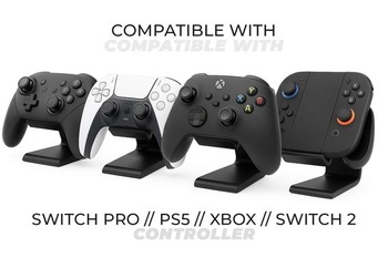 Univerzálny stojan NewGround Designs pre herné ovládače Xbox / PS5 / Switch – držiak, displej,