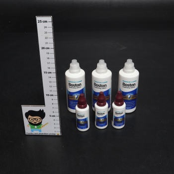 Bausch + Lomb Boston Advance Multipack, pre tvrdé kontaktné šošovky: 3 x 30 ml čistič, 3 x 120 ml