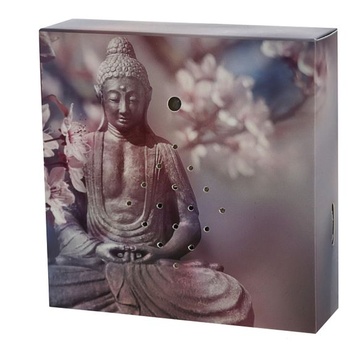 Soundbox 4 kusy s pohybovým senzorem | 12x12x3,5 cm karton/plast | Meditační zvuky, vlny, zpěv