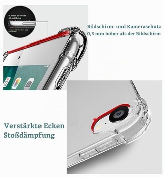 Cool puzdro pre 7,9 palcový iPad mini 1/2/3/4/5 / Zosilnené rohy, mäkké puzdro pre iPad mini/Mini 2