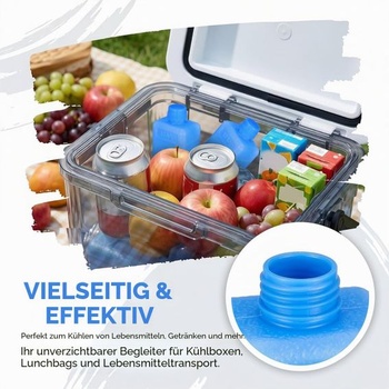 Toyvian Ice Crystal Box chladiace prvky mrazničky chladiace chladiace vrecká s ľadom pre mraziace
