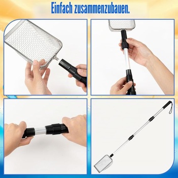 Síto na plážový písek s pytlíkem na mušle, 5 kusů