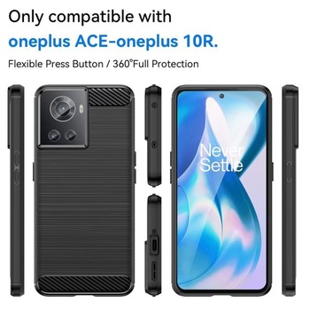 Ochranný kryt pre OnePlus Ace, pre OnePlus 10R PGKM10. Ultratenký kryt s imitáciou uhlíkových vlákien