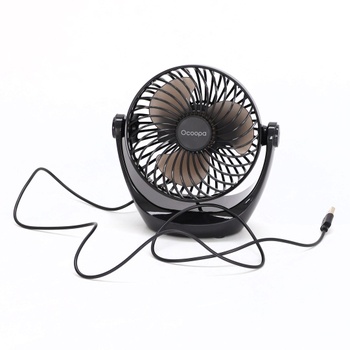 Stolní ventilátor OCOOPA, malý ventilátor s výkonným vzduchem a tichým provozem, nastavitelná