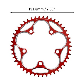 Úzky a široký prevodník pre cestný bicykel 110 BCD 191,8 mm 1 kus