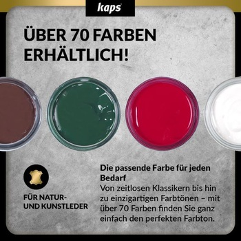 Krém na topánky na hladkú kožu, viac ako 70 farieb – Kaps Delicate Cream 179 - Orech