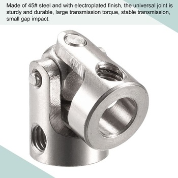 Mapa zdrojov 3dielny otočný univerzálny kĺb 4mm až 6mm vnútorný priemer L23 4mm až 6mm