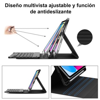 Ochranné púzdro WINCHKING s klávesnicou pre Xiaomi Pad 6S Pro 12,4 palca (31,4 cm), španielska