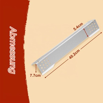 Náhradné diely krytu horáka Denmay z nerezovej ocele 40,2 cm pre Rösle Videro G2, G4, G6, rad
