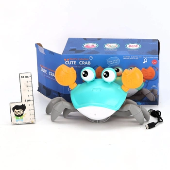 Adeokay Baby chodící krab, hračka pro miminko 1 2 roky starý dárek pro dítě 1 2 roky stará hračka