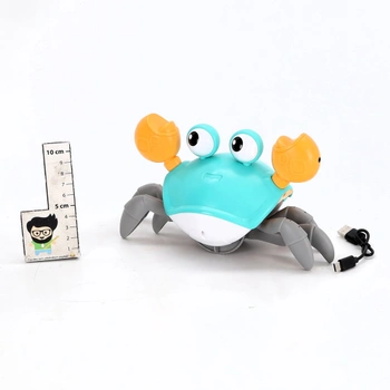 Adeokay Baby chodící krab, hračka pro miminko 1 2 roky starý dárek pro dítě 1 2 roky stará hračka