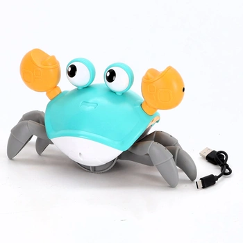 Adeokay Baby chodící krab, hračka pro miminko 1 2 roky starý dárek pro dítě 1 2 roky stará hračka
