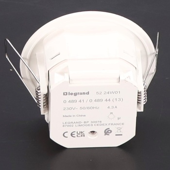 Legrand 048944 Stropný detektor pohybu, 360° IR cez 8 m, biely