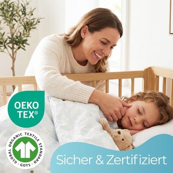 3dílná sada Comfier Sleep se 2 napínacími prostěradly 60x120 cm pro miminko, vyrobená z organické