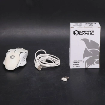 Herná myš Empire Gaming RF903 biela