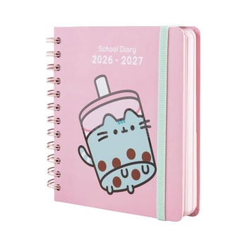 Grupo Erik Pusheen Mačacie zošit s domácimi úlohami 2026 2027 Kalendár Školský plánovač