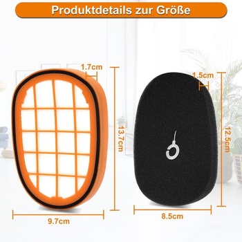 Filtre FC5005/01 pre bezdrôtové vysávače Philips SpeedPro Max, 6 kusov