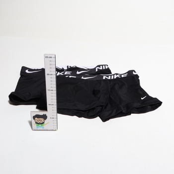 Pánske boxerky Nike Dri-FIT Essential, mikrovlákno, 10,2 cm, 3 kusy, veľkosť L, čierne/čierne/čierne