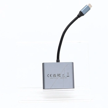 Adaptér USB-C na duálny HDMI, viacportový adaptér KOZYC USB-C Hub s 2 HDMI 4K, USB 3.0, 100W PD,
