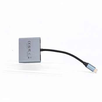 Adaptér USB-C na duálny HDMI, viacportový adaptér KOZYC USB-C Hub s 2 HDMI 4K, USB 3.0, 100W PD,