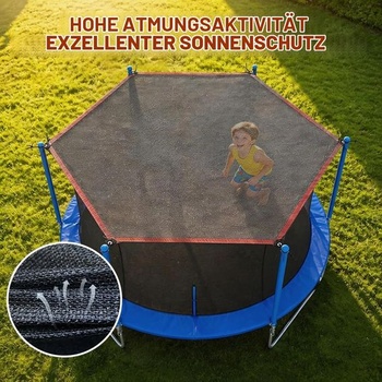 Slnečná clona na trampolínu, Ø 244 305 366 cm Slnečná clona na trampolínu, vodotesná a UV odolná