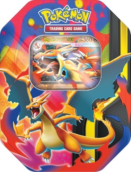 Zberateľské karty Pokémon Mega Charizard Tin