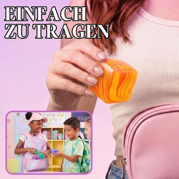 JOYIN Sada 4 kusov antistresových kociek ľadu, mramorované mäkké hračky pre deti a dospelých, hračky