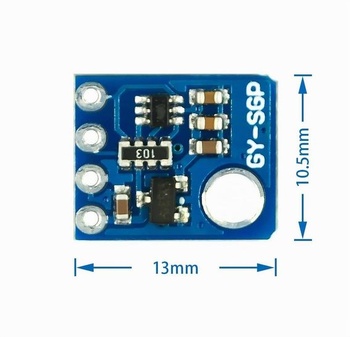 Hailege SGP30 eCO2 TVOC senzor oxidu uhličitého, detektor plynu pro monitorování kvality ovzduší,