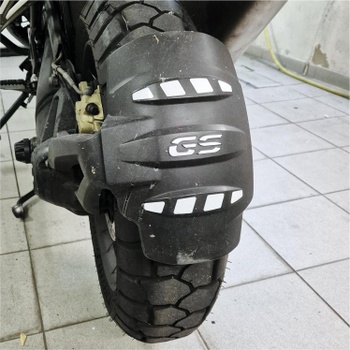 Grafika Black Doves – 3 reflexné samolepky na zadné blatníky kompatibilné s/náhrada pre BMW R1200GS