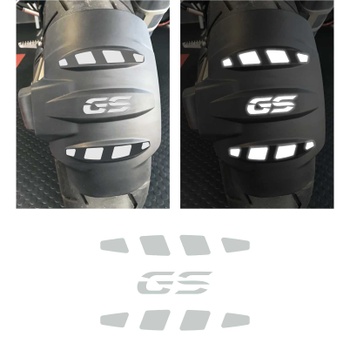 Grafika Black Doves – 3 reflexné samolepky na zadné blatníky kompatibilné s/náhrada pre BMW R1200GS
