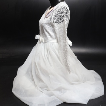 Detské šaty Aibaowedding bielej veľ. 158