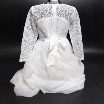 Detské šaty Aibaowedding bielej veľ. 158