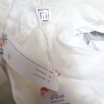 Detské šaty Aibaowedding bielej veľ. 158