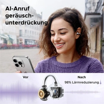 Otevřená sluchátka UGREEN HiTune S3, pouze Bluetooth sluchátka 5,2 g