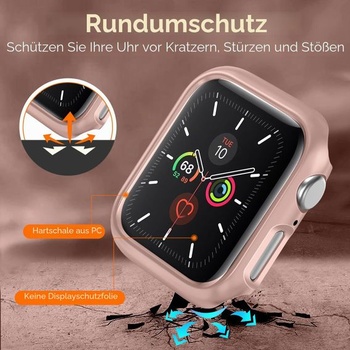 Ivoler 3dielne pevné PC ochranné púzdro pre Apple Watch SE (2025/2022/2020) / Series 6 5 4 40 mm