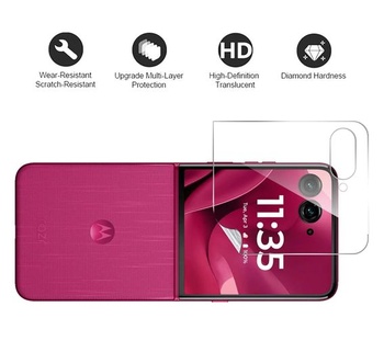 GIOPUEY [3dielna sada zadnej fólie kompatibilná s Motorola Razr 60 Ultra, ultra tenká flexibilná TPU,