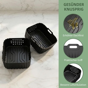 Silikonová forma, příslušenství k horkovzdušné fritéze pro Philips Airfryer řady 4000 Stacked Dual