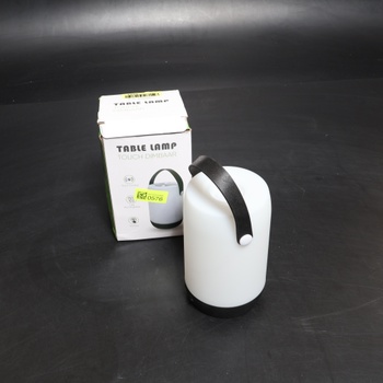 Dobíjecí venkovní lampa, přenosná stmívatelná LED stolní lampa, dotykové ovládání, noční lampa,