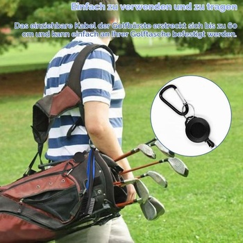 2dielna sada golfových kief, kefa na golfové palice, čistič drážok golfových palíc