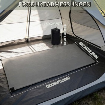 Bavlnená vložka do spacáku, kompaktný vnútorný spacák 180x80cm na kempovanie