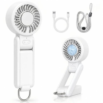 Ručný ventilátor s chladiacou doskou, skladací mini…