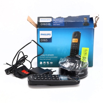 Bezdrôtový telefón Philips D1651B/01