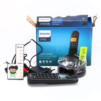 Bezdrôtový telefón Philips D1651B/01