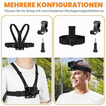 Súprava na upevnenie na hrudný popruh akčnej kamery, Príslušenstvo pre akčné kamery, Súprava na upevnenie